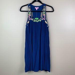 NWT Lilly Pulitzer navy Lorna swing dress sm